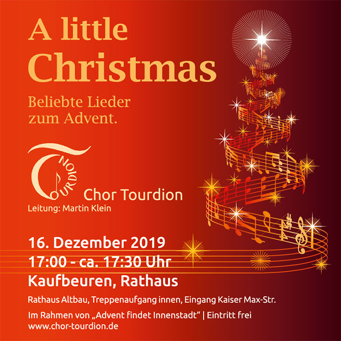 Chor Tourdion - Konzert am 16.12.2019